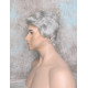 GREGORY | Dark Gray Gentle Wave Men's Wig Longer Top Full Hairpiece 