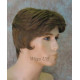 JAY | Medium Brown Mix Short Thick Full Men's Wig Wigs 
