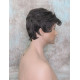 CHARLES | Medium Brown 25% Gray Short Layered Men's Wig Simulated Side Part Man 