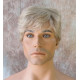 MARK | Medium Gray Men's Wig Trendy Wispy Layered Bangs 