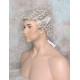JUSTIN | Medium Gray Men's Wig Short Tight Curls "Will Ferrell Style"