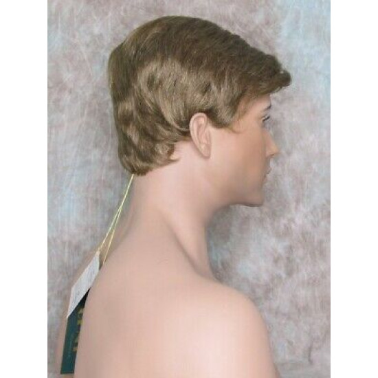 CHARLES | Medium Blonde Short Layered Men's Wig Simulated Side Part Man 