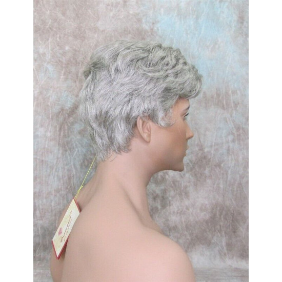 JAY | Dark Gray Short Thick Full Men's Wig Wigs 