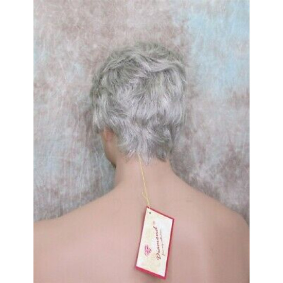 JAY | Dark Gray Short Thick Full Men's Wig Wigs 