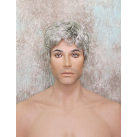 JAY | Dark Gray Short Thick Full Men's Wig Wigs 