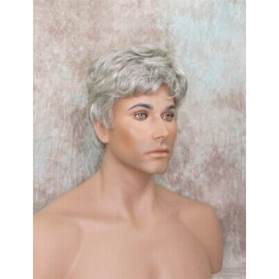 JAY | Dark Gray Short Thick Full Men's Wig Wigs 