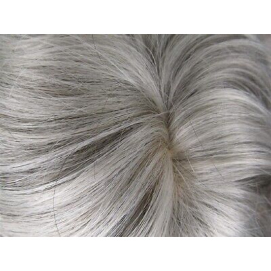 FRANK | Dark Gray Men's Wig Thick Wavy Full Mens Style 