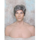 JAY | Charcoal Gray Short Thick Full Men's Wig Wigs 