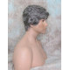 JAY | Charcoal Gray Short Thick Full Men's Wig Wigs 