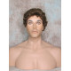 JUSTIN | Golden Brown Short Tight Curls Men's Wigs 