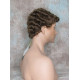 JUSTIN | Golden Brown Short Tight Curls Men's Wigs 