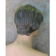 CHARLES | Dark Gray Short Layered Men's Wig Simulated Side Part Man 