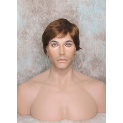 STAR | Medium Auburn Mens Wig Short Straight Layers Style 