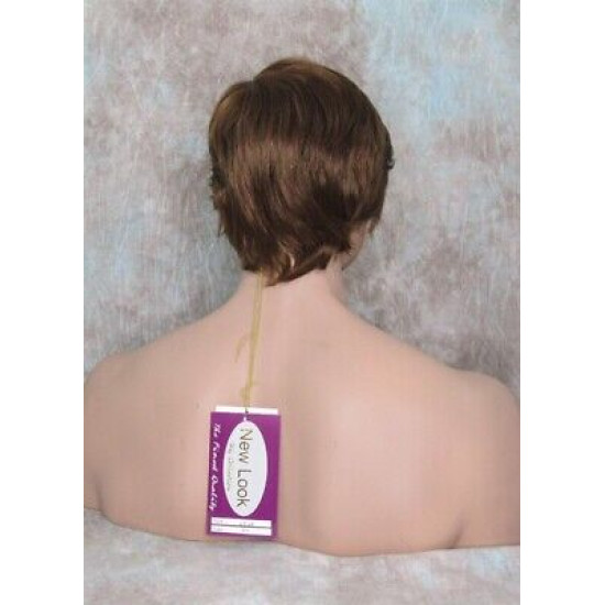 STAR | Medium Auburn Mens Wig Short Straight Layers Style 