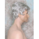 CHARLES | Medium Gray Short Layered Men's Wig Simulated Side Part Man 