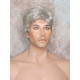 CHARLES | Medium Gray Short Layered Men's Wig Simulated Side Part Man 