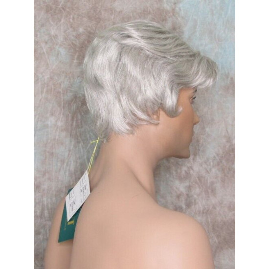 CHARLES | Little Gray Short Layered Men's Wig Simulated Side Part Man 
