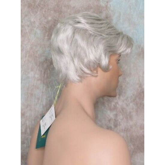 CHARLES | Little Gray Short Layered Men's Wig Simulated Side Part Man 