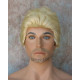 GREGORY | Light Blonde Gentle Wave Men's Wig Longer Top Full Hairpiece 