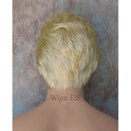 GREGORY | Light Blonde Gentle Wave Men's Wig Longer Top Full Hairpiece 