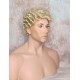 JUSTIN | Champagne Blonde Men's Wig Short Tight Curls "Will Ferrell Style"