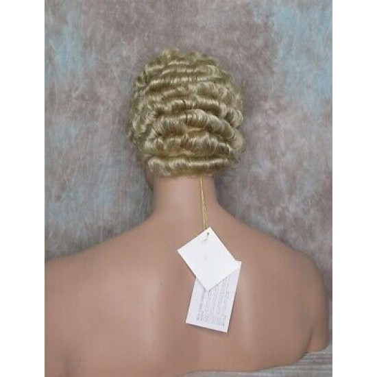 JUSTIN | Champagne Blonde Men's Wig Short Tight Curls "Will Ferrell Style"