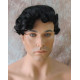 KEN | Darkest Brown 5% Gray Men's Toupee Waves 6.75" X 9" Base 5.5 - 7" 