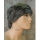 STAR | New Look Charcoal Gray Mens Short Wig Straight Layers Hairpiece 