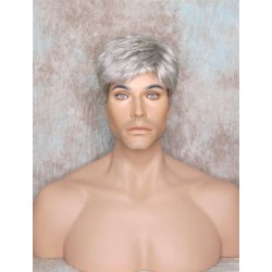 MARK | Dark Gray Men's Wig Trendy Wispy Layered Bangs 