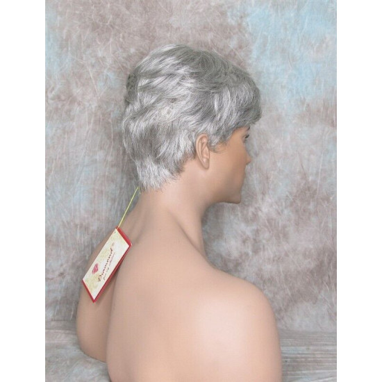 MARK | Dark Gray Men's Wig Trendy Wispy Layered Bangs 