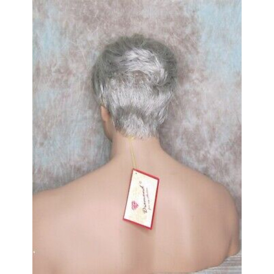 MARK | Dark Gray Men's Wig Trendy Wispy Layered Bangs 