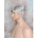 MARK | Dark Gray Men's Wig Trendy Wispy Layered Bangs 