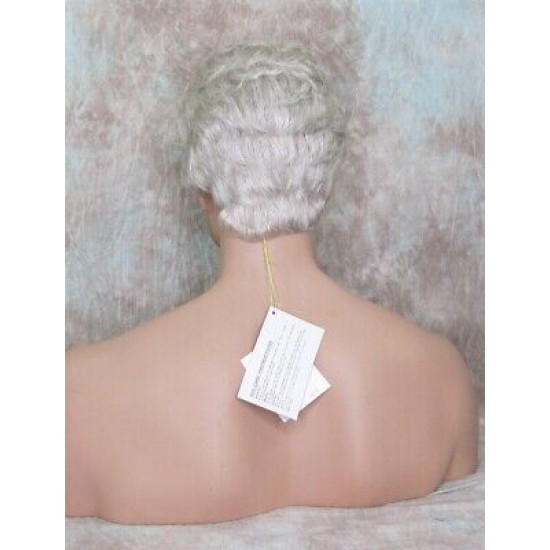 STEVE | Light Gray Men's Wig Classic Wavy Short Style 