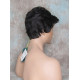 GREGORY | Natural Black Gentle Wave Men's Wig Longer Top Full Hairpiece 