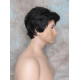 GREGORY | Dark Brown Gentle Wave Men's Wig Longer Top Full Hairpiece 